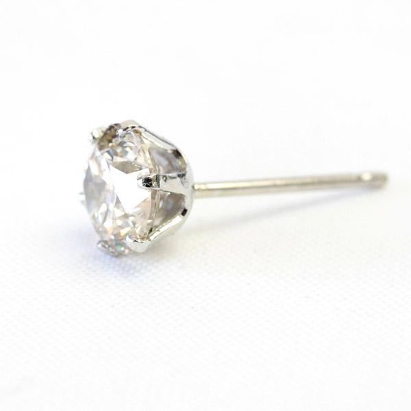 ピアス ダイヤモンド 一粒 レディース プラチナ900 Pt900 ダイヤピアス 