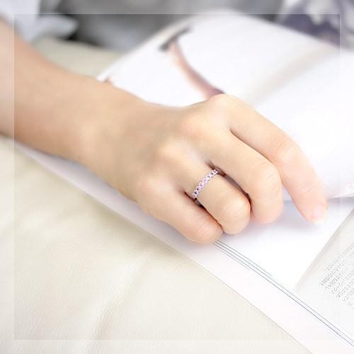 エタニティリング ダイヤモンド 0.23-0.25ct レディース 指輪 リング プラチナ Pt900 18金 18k K18 エタニティ ダイヤリング ミル打ち diamante-ディアマンテの画像