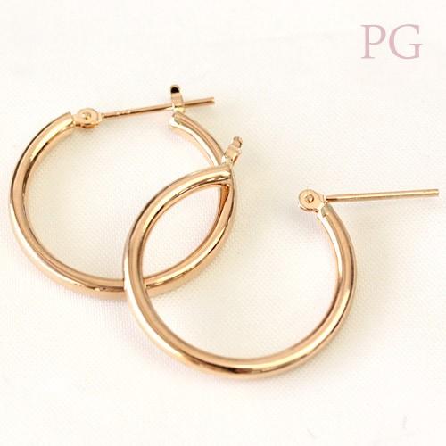 K18 18金 18k ゴールド パイプ フープ ピアス フープピアス ピアス 18金 18k k18 ゴールド レディース 2.0mm×20mm