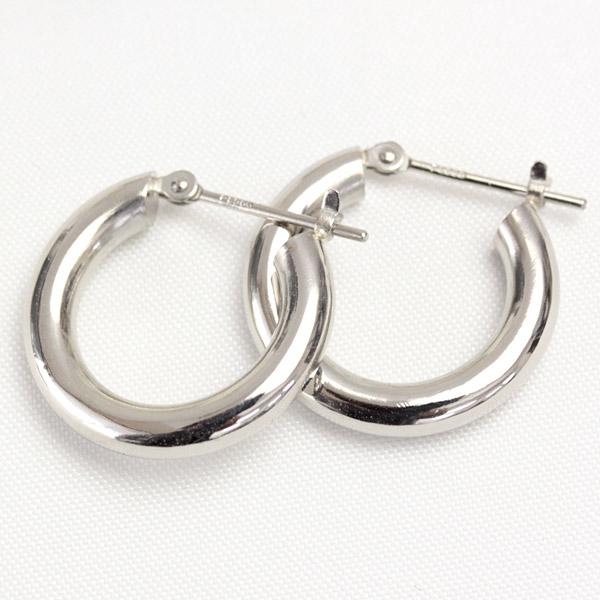 フープピアス プラチナ Pt900 レディース 可愛い 3.0mm×17mm ピアス