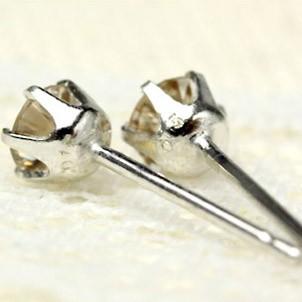 ピアス ダイヤモンド 一粒 レディース プラチナ pt900 ダイヤ シャンパンブラウンダイヤ 0.3ct スタッド シンプル |  | 04