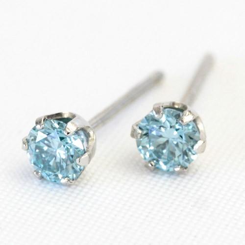 ピアス ダイヤモンド 一粒 レディース プラチナ pt900 アイス