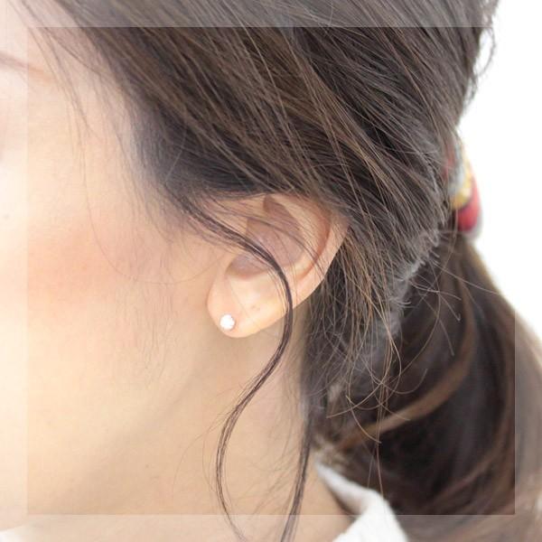 ピアス ダイヤモンド ダイヤ 一粒 レディース プラチナ Pt900 18金 18k K18 ゴールド H＆C 0.4ct スタッド シンプル
