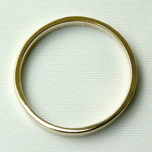 リング レディース 地金 指輪 18金 18k K18 ゴールド ペアリング ストレートリング ピンキーリングの画像