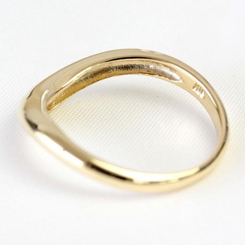 地金 リング k18 プラチナ ファッションリング 日本製 V字デザイン 文字入れ不可 |  | 05