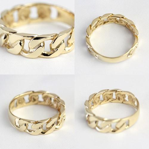 リング レディース 指輪 18金 18k K18 ゴールド プラチナ ファッションリング 喜平デザイン 文字入れ不可 プラチナも作成可の画像