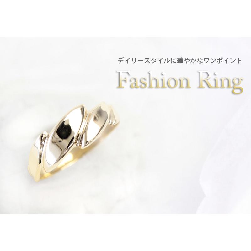 地金リング レディース 指輪 18金 18k K18 ゴールド プラチナ ファッションリング 文字入れ不可の画像