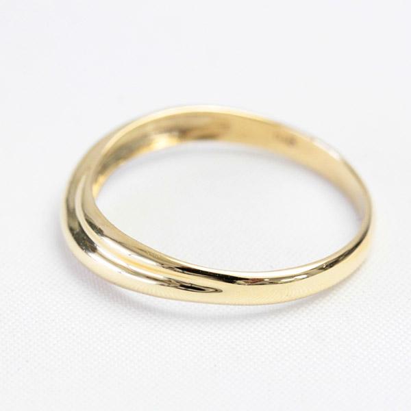地金リング レディース 指輪 18金 18k K18 ゴールド ファッションリング 文字入れ不可 |  | 05