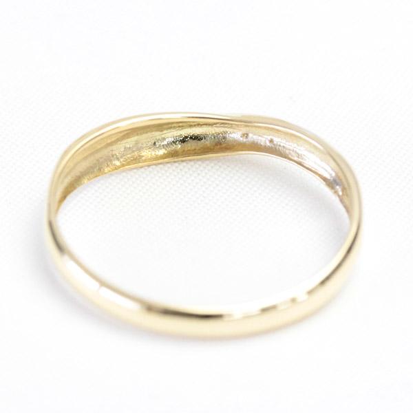 【K18】地金  ファッションリング   #11 11/28午後値上げ実施】 K18 ファーバ リング レディース 地金 指輪 18k