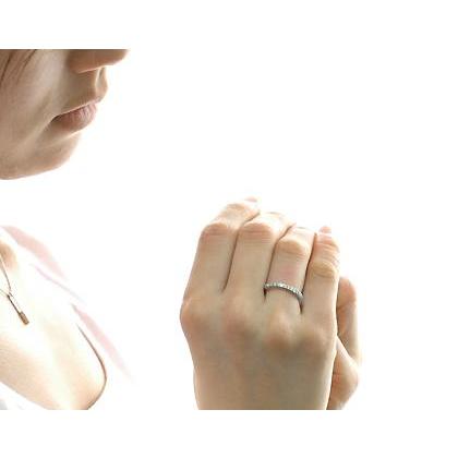 エタニティリング ダイヤモンド アイスブルーダイヤ 0.41ct レディース 