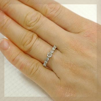リング レディース 指輪 18金 18k K18 ゴールド ダイヤモンド ローズカットの画像