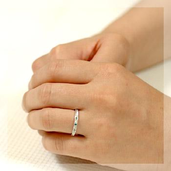 リング レディース 指輪 18金 18k K18 ゴールド ダイヤモンド ブルーダイヤ ドルチェ ブルー 0.1ct カラットの画像