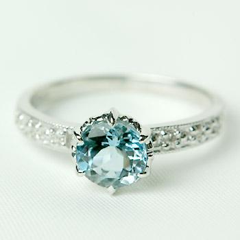 リング アクアマリン レディース 指輪 18金 18k K18 ゴールド サンタマリアアフリカーナアクアマリン ダイヤモンド エレガンス Fm7 Santamaria ジュエリーエクセレンテ 通販 Yahoo ショッピング
