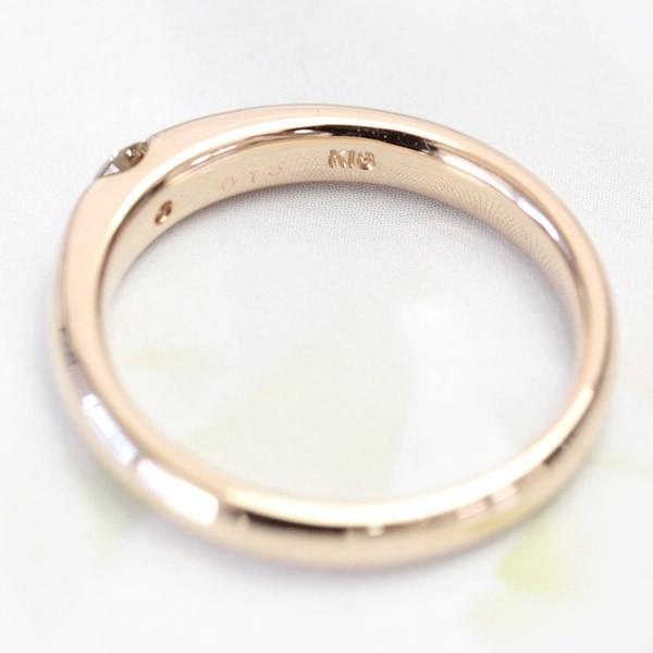 ダイヤモンド リング レディース 指輪 ダイヤ プラチナ pt900 18金 18k K18 ゴールド ブラウンダイヤ 0.15ct ストレートの画像
