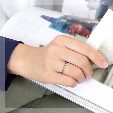 リング ダイヤモンド ブラックダイヤ エタニティリング 指輪