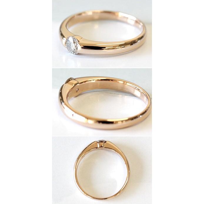 指輪 リング ダイヤモンド レディース ダイヤ プラチナ Pt950 18金 18k K18 ゴールド ブラウンダイヤ 0.2ct カラットの画像
