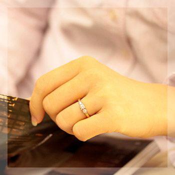 ダイヤモンド リング レディース 指輪 ダイヤ 18金 18k K18 ゴールド 