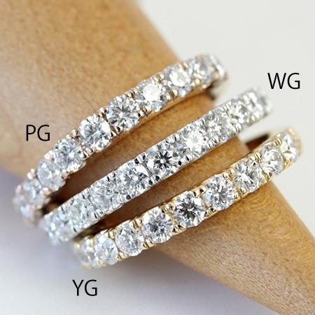 エタニティリング ダイヤモンド 0.7ct レディース 指輪 リング プラチナ 18金 18k K18 エタニティ ダイヤリング H＆C ハーフエタニティ 鑑別書付き |  | 02