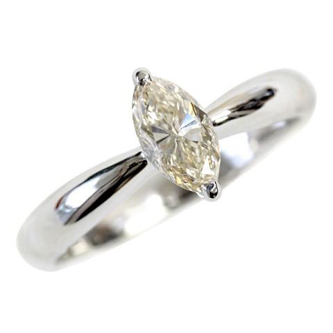 ジュエリーツツミK18YG⁄Pt900 D0.19Ct ダイヤ リング 指輪