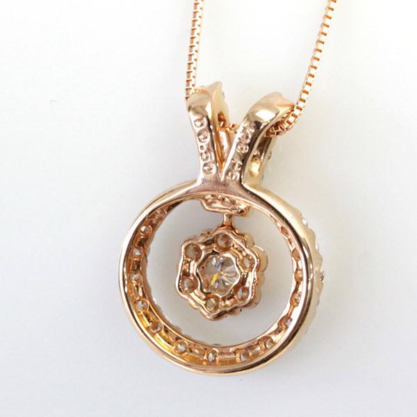 ダイヤモンドネックレス ダイヤ レディース ダイヤ 18金 18k K18PG 0.5ct カラット 32石 40cm 【2点限り】の画像
