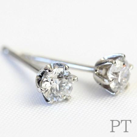ダイヤモンド ピアス 一粒 ダイヤピアス プラチナ Pt900 レディース 計0.3ct 天然ダイヤ Dカラー F-Gカラー SIクラス GOOD 日本製 ギフト プレゼント |  | 03