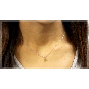 スフェーン ペンダントトップ レディース 18金 18k K18 4.0mm 7