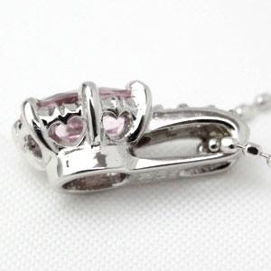 可愛い❢モルガナイトのペンダントトップ❥ Handmade】ピンク モルガナイト クラウンモチーフ ペンダント