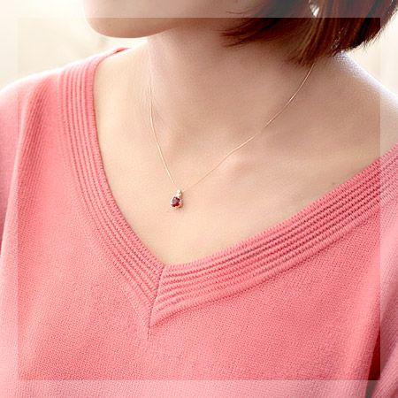 ペンダントトップ レディース アンデシン × ダイヤモンド 18金 18k K18 