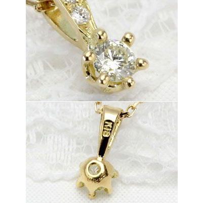 ダイヤモンド ペンダントトップ レディース 18金 18k K18 ゴールド 