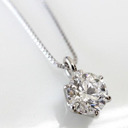 K18 ダイヤモンドネックレス　0.5ct 楽天市場】一粒ダイヤ ネックレス K18 ダイヤモンド 0.5ct ［Glitter05