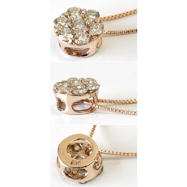 ダイヤモンド ネックレス レディース ダイヤネックレス 18金 18k K18