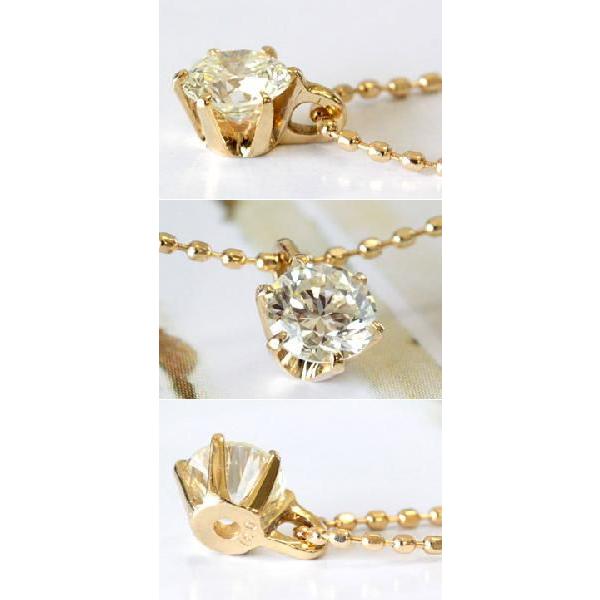 ダイヤモンド ネックレス レディース ダイヤネックレス 18金 18k K18