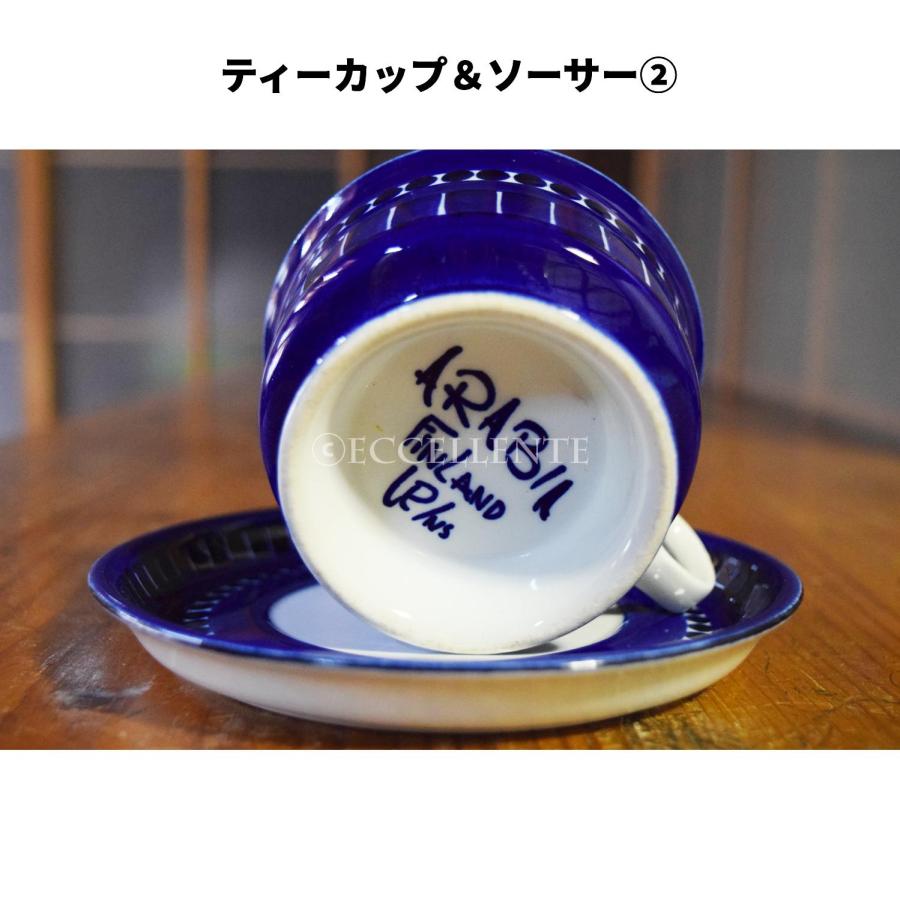 【北欧ヴィンテージ】【アラビア】【ウラ・プロコペ】ヴァレンシア　ティーカップ＆ソーサー(1) - (2)_12