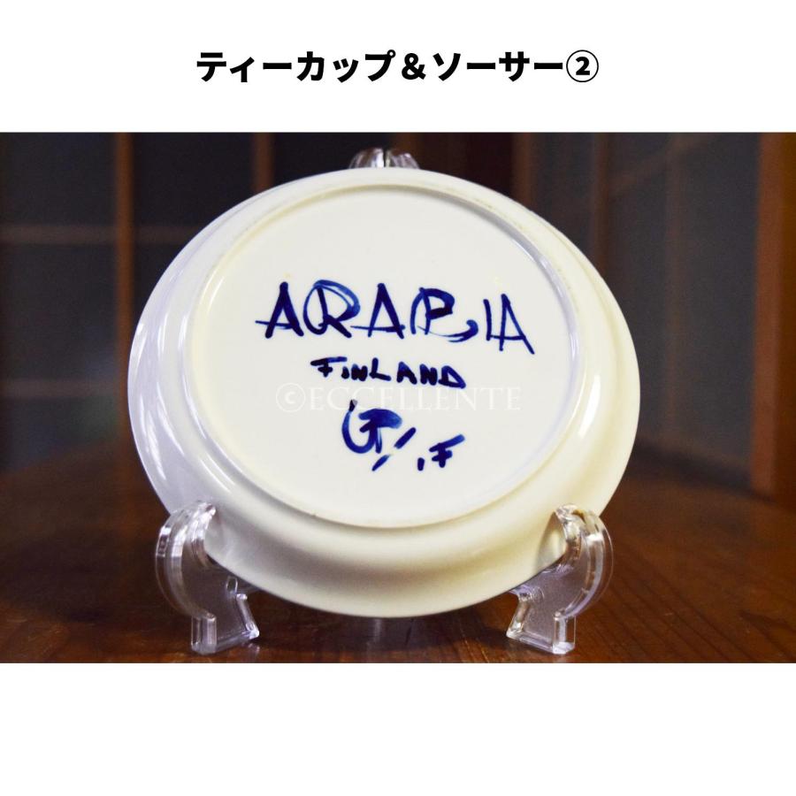 【北欧ヴィンテージ】【アラビア】【ウラ・プロコペ】ヴァレンシア　ティーカップ＆ソーサー(1) - (2)_14