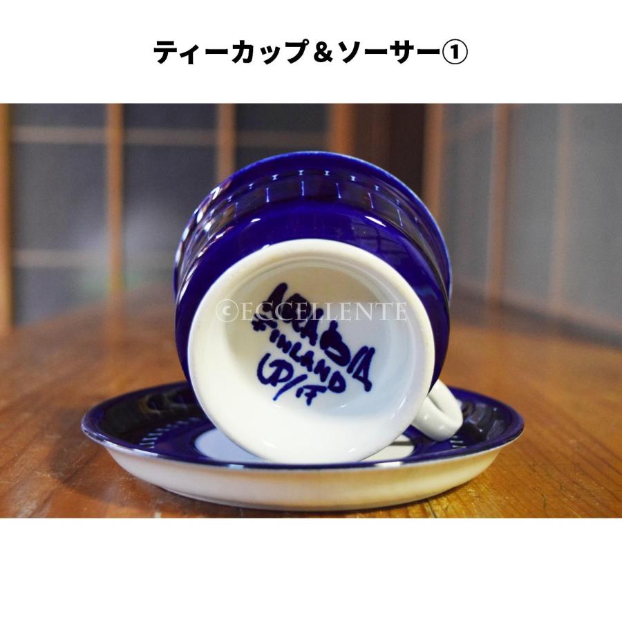 【北欧ヴィンテージ】【アラビア】【ウラ・プロコペ】ヴァレンシア　ティーカップ＆ソーサー(1) - (2)_6