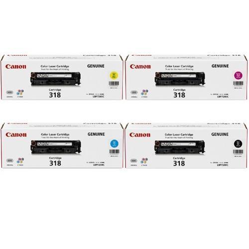 Canon Cartridge 318 4色セット キヤノン CANON(キヤノン) 4色セット CRG-318 純正 トナー