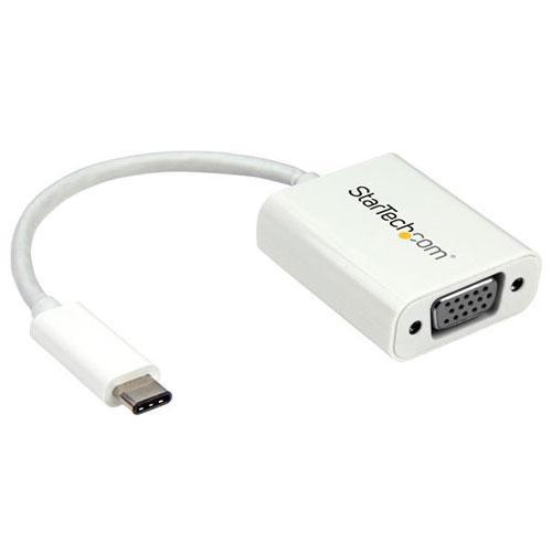 StarTech(スターテック) CDP2VGAW ホワイト USB-C - VGA変換アダプタ