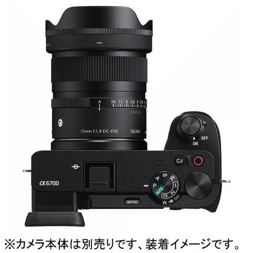 シグマ(SIGMA) Contemporary 15mm F1.4 DC ソニーEマウント APS-C用 大