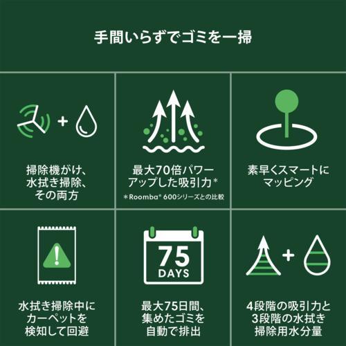 長期5年保証付】アイロボット(iRobot) ルンバ 105 Combo ロボット +