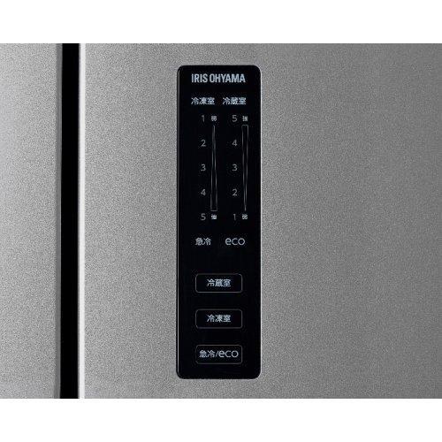 [配送/設置エリア 東京23区 限定]アイリスオーヤマ Iris Ohyama IRSN-32A-S シルバー 4ドア冷凍冷蔵庫 観音開き 320L 幅635mm[標準設置料込][標準設置料込][代引の画像