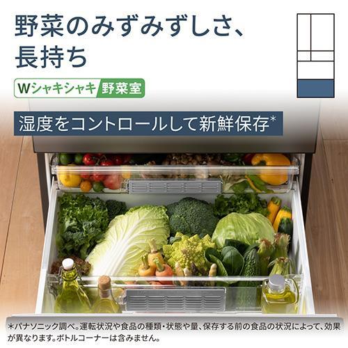 【長期5年保証付】[配送/設置エリア 東京23区 限定]パナソニック Panasonic NR-F55WX2-H ミスティスチールグレー 5ドア冷蔵庫 観音開き 551L[標準設置料込][代引 |  | 11