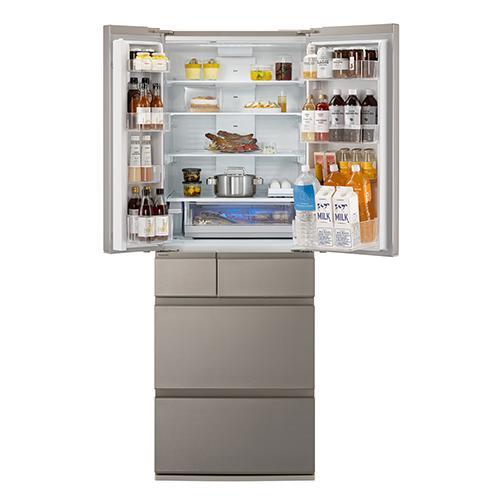 [配送/設置エリア 東京23区 限定]パナソニック Panasonic NR-F53HV2-N ヘアラインシャンパン 5ドア冷蔵庫 観音開き 525L 幅650mm[標準設置料込][代引不可] |  | 19