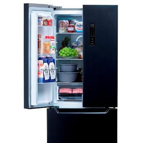 [配送/設置エリア 東京23区 限定]アイリスオーヤマ Iris Ohyama IRSN-32A-B ブラック 4ドア冷凍冷蔵庫 観音開き 320L 幅635mm[標準設置料込][代引不可] | IRIS OHYAMA | 03