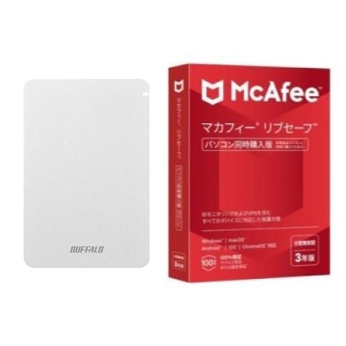 HD-PGF1.0U3-WHA ホワイト ポータブルHDD 1TB USB3.1 Gen1 /3.0/2.0