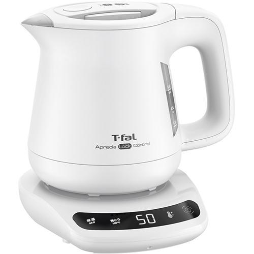 ティファール(T-fal) KO8601J0 ホワイト アプレシアロックコントロール 電気ケトル 0.8L | 
