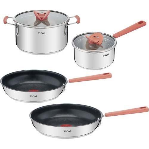 ティファール(T-fal) オプティスペース IH ステンレス 4点セット