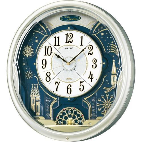 新品 SEIKO からくり 電波掛け時計 壁掛け時計 RE577B 回転飾り 薄金色パール塗装 ☆ PayPay(ペイペイ)決済可能 ☆ 札幌市 白石区 東札幌 ☆ アウトレットモノハウス セイコー(SEIKO) RE561H 電波からくり時計 掛け時計 ウエーブ