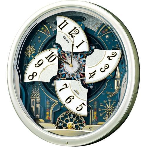【希少】SEIKO RE561S からくり時計 電波修正機能 自動秒針停止機能付 美品 SEIKO RE561S からくり時計 電波修正機能 自動秒針停止機能付き