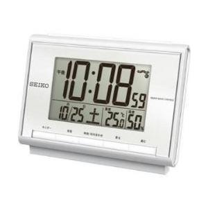 セイコー SQ698S 電波目覚まし時計 店舗 温湿度計付き 毎日続々入荷 デジタル