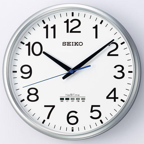 セイコー(SEIKO) ZS253S(銀色メタリック塗装) ネクスタイム 電波掛け時計｜eccurrent
